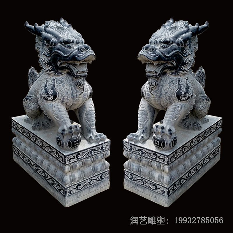 石雕麒麟雕塑 石雕麒麟雕塑