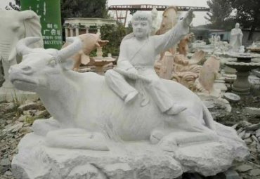 公园牛石雕雕塑