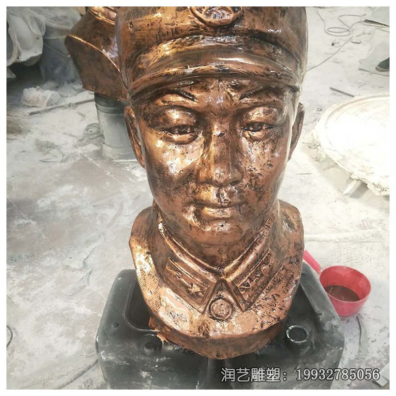 铜雕名人雷锋雕塑 铜雕名人雷锋雕塑