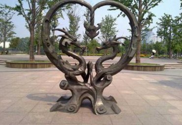 动物龙铜雕公园雕塑