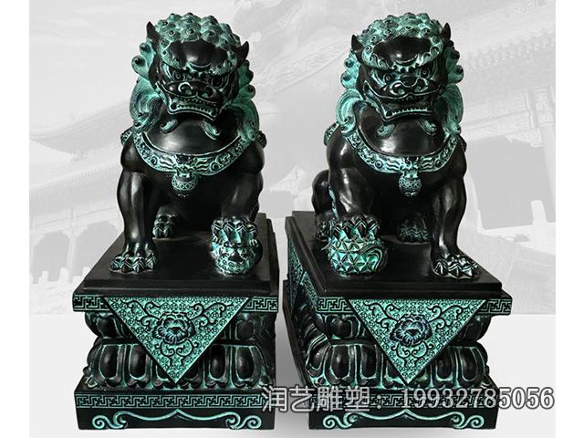 公园铜雕狮子雕塑 公园铜雕狮子雕塑