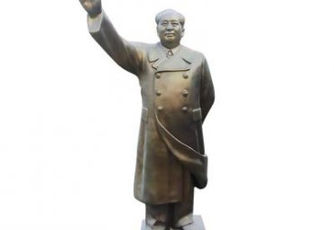 毛泽东铜雕广场雕塑