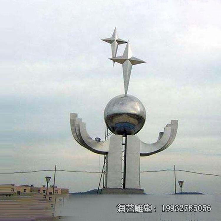抽象不锈钢希望景观雕塑 抽象不锈钢希望景观雕塑