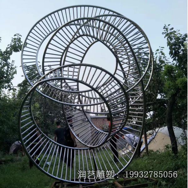 园林不锈钢镂空景观雕塑 园林不锈钢镂空景观雕塑