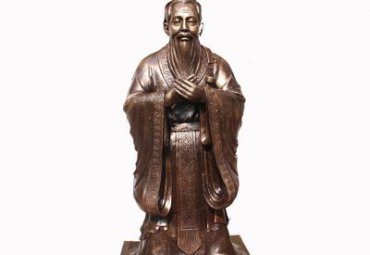 铜雕古代孔子雕塑