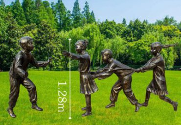铜雕儿童公园雕塑