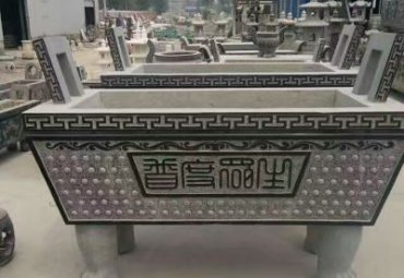 园林石雕香炉雕塑