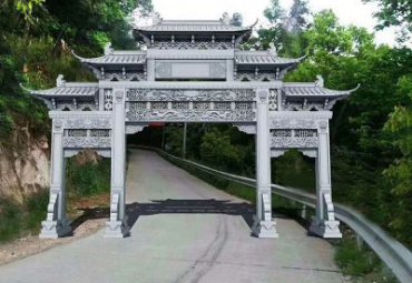 石雕牌楼雕塑