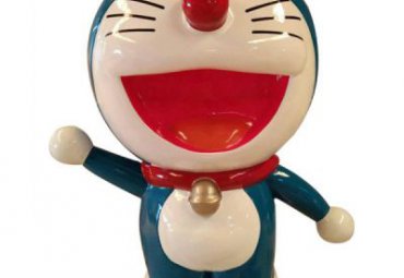 玻璃钢广场哆啦A梦卡通雕塑