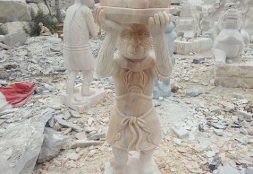 园林猴子石雕雕塑