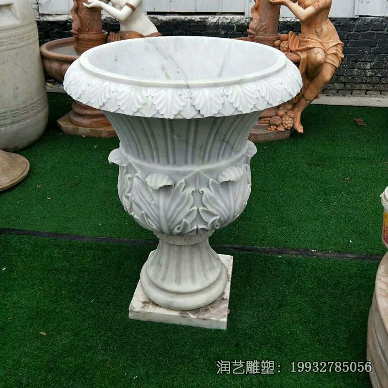 石雕校园花盆雕塑 石雕校园花盆雕塑
