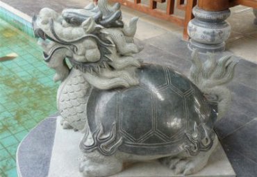 石雕龙龟雕塑