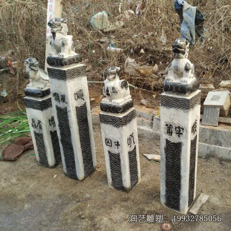 拴马桩石雕雕塑 拴马桩石雕雕塑