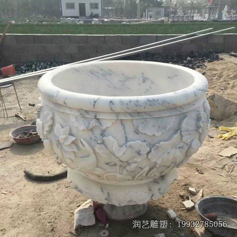 庭院石雕水缸雕塑 庭院石雕水缸雕塑