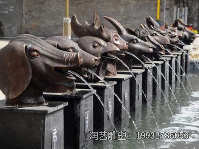 十二生肖铜雕雕塑 十二生肖铜雕雕塑