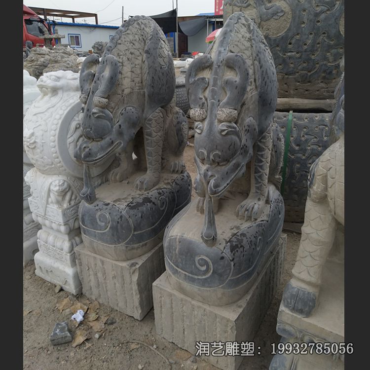 石雕避水兽雕塑 石雕避水兽雕塑