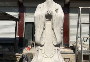 石雕教育家孔子雕塑