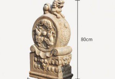 石雕门墩雕塑