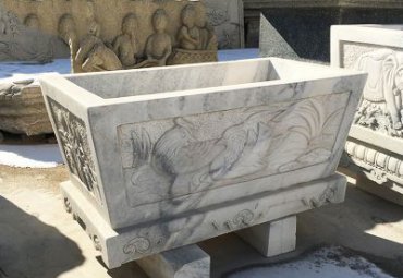 石雕水缸庭院雕塑
