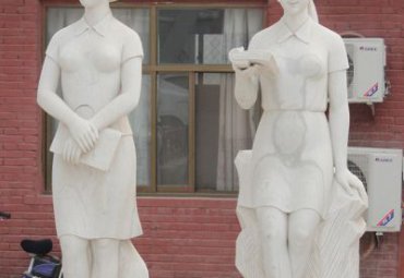 石雕学校人物雕塑