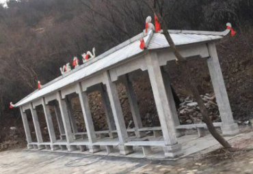 石雕园林长廊雕塑