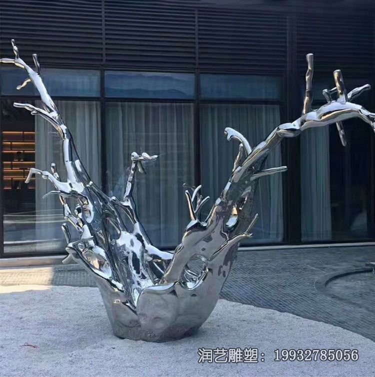 城市不锈钢水花抽象雕塑 城市不锈钢水花抽象雕塑