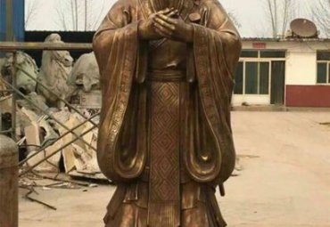 校园孔子铜雕雕塑