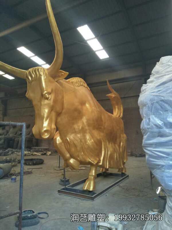 广场铜雕动物牛雕塑 广场铜雕动物牛雕塑
