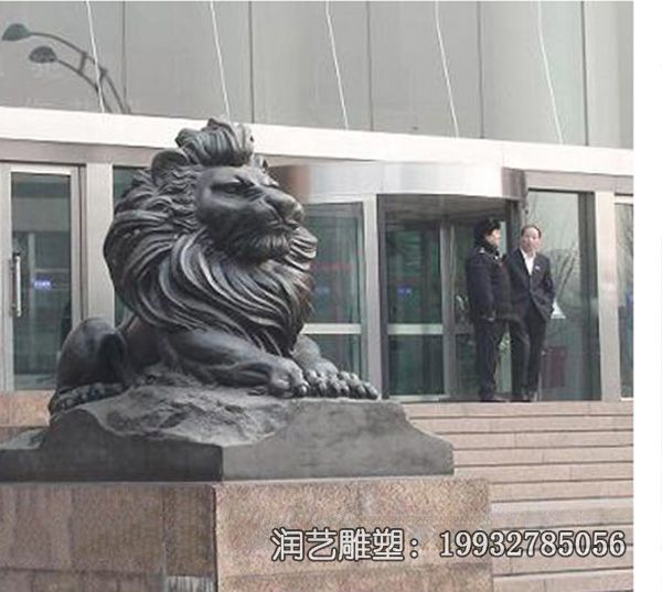 门口铜雕狮子雕塑 门口铜雕狮子雕塑
