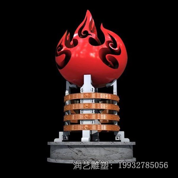 公园不锈钢火炬景观雕塑 公园不锈钢火炬景观雕塑