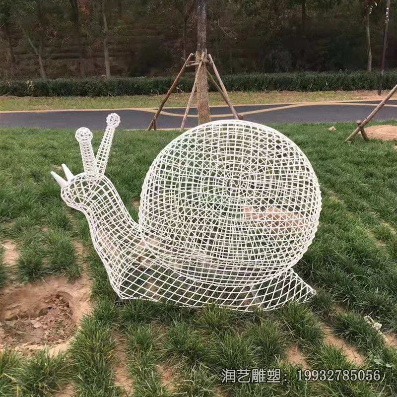 校园不锈钢蜗牛雕塑 校园不锈钢蜗牛雕塑