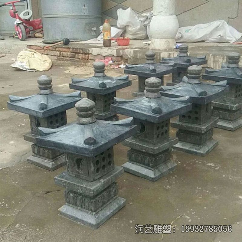 庭院石雕石灯雕塑 庭院石雕石灯雕塑