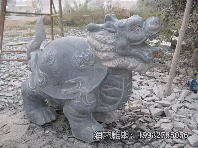公园石雕龙龟雕塑 公园石雕龙龟雕塑