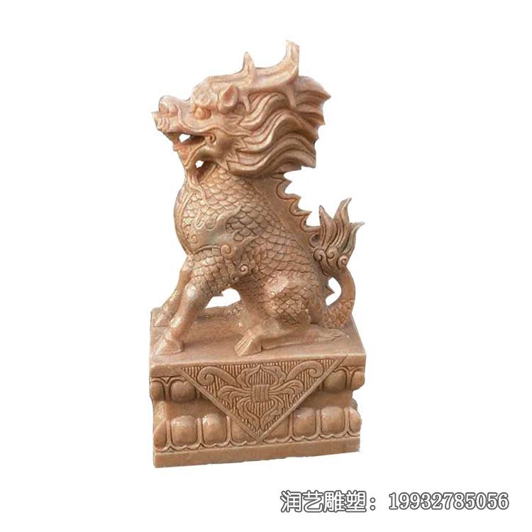 石雕麒麟公司雕塑 石雕麒麟公司雕塑