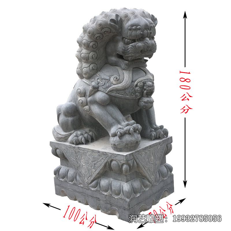 石雕狮子门口雕塑 石雕狮子门口雕塑