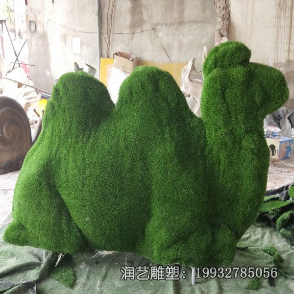 玻璃钢街道骆驼动物雕塑 玻璃钢街道骆驼动物雕塑