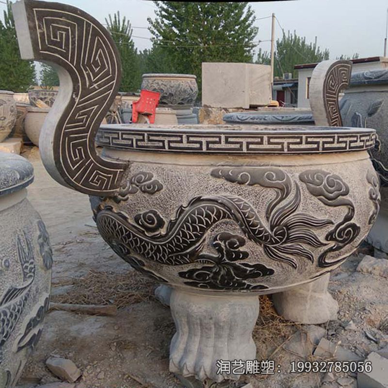 石雕香炉景观雕塑 石雕香炉景观雕塑