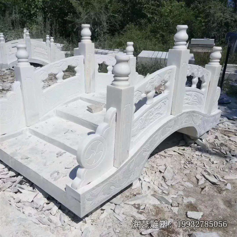 小区石雕拱桥雕塑 小区石雕拱桥雕塑