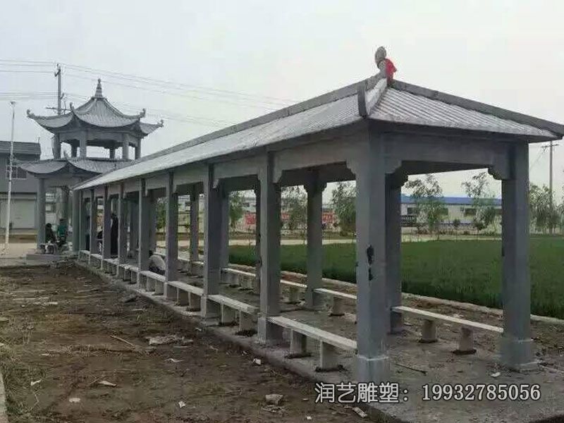 石雕长廊校园雕塑 石雕长廊校园雕塑