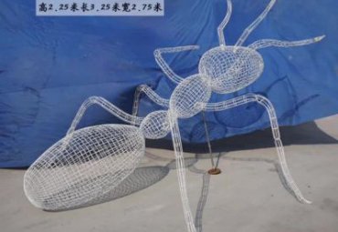 校园不锈钢蚂蚁雕塑