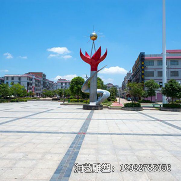 校园不锈钢花雕塑 校园不锈钢花雕塑