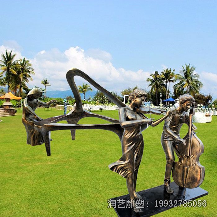 公园铜雕抽象人物雕塑 公园铜雕抽象人物雕塑