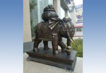 庭院铜雕大象雕塑