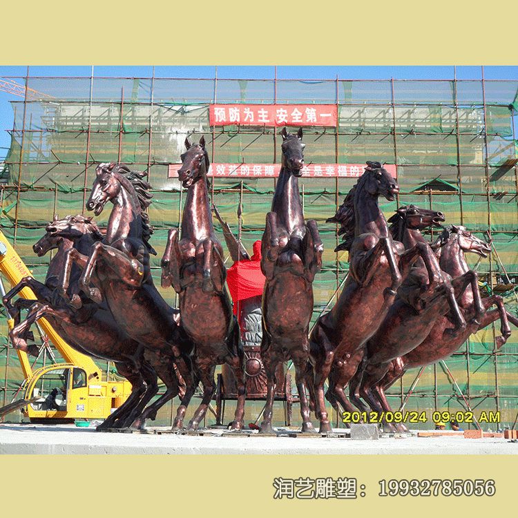 公司铜雕马雕塑 公司铜雕马雕塑