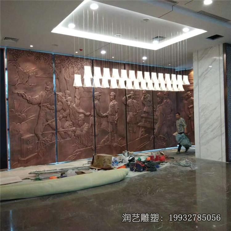 铜雕红军浮雕雕塑 铜雕红军浮雕雕塑