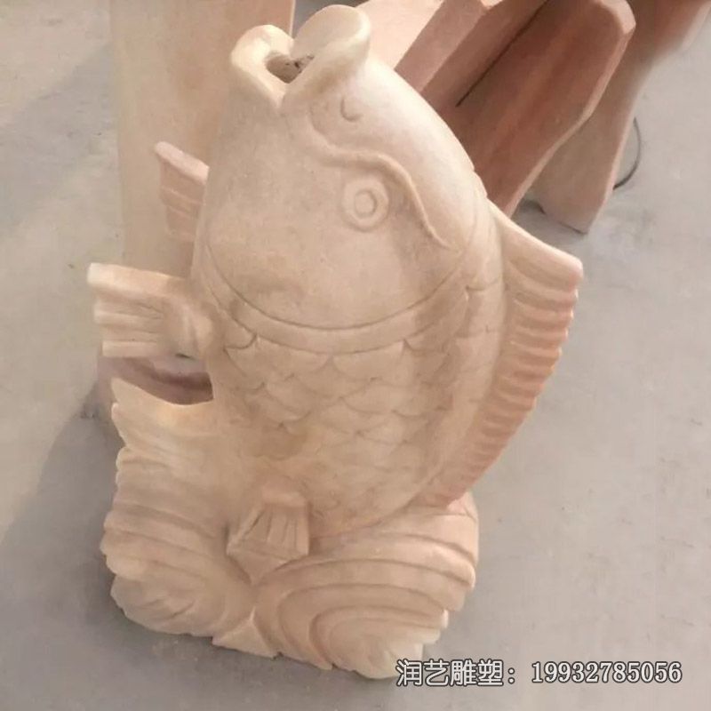 公园石雕鱼雕塑 公园石雕鱼雕塑