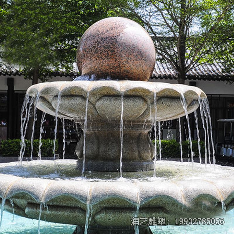 石雕风水球雕塑 石雕风水球雕塑