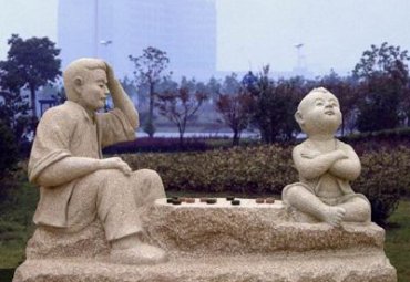 石雕儿童广场雕塑