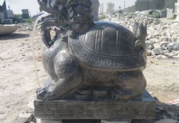 公园石雕龙龟雕塑