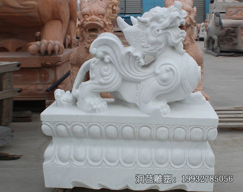 石雕貔貅公园雕塑 石雕貔貅公园雕塑